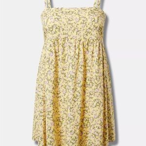 BRAND NEW! Torrid mini challis sleeveless sundress.